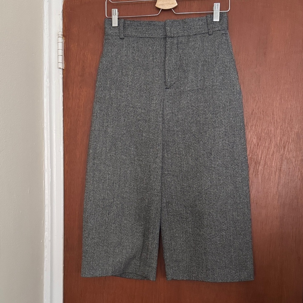 Zara Gray Pencil Skirt